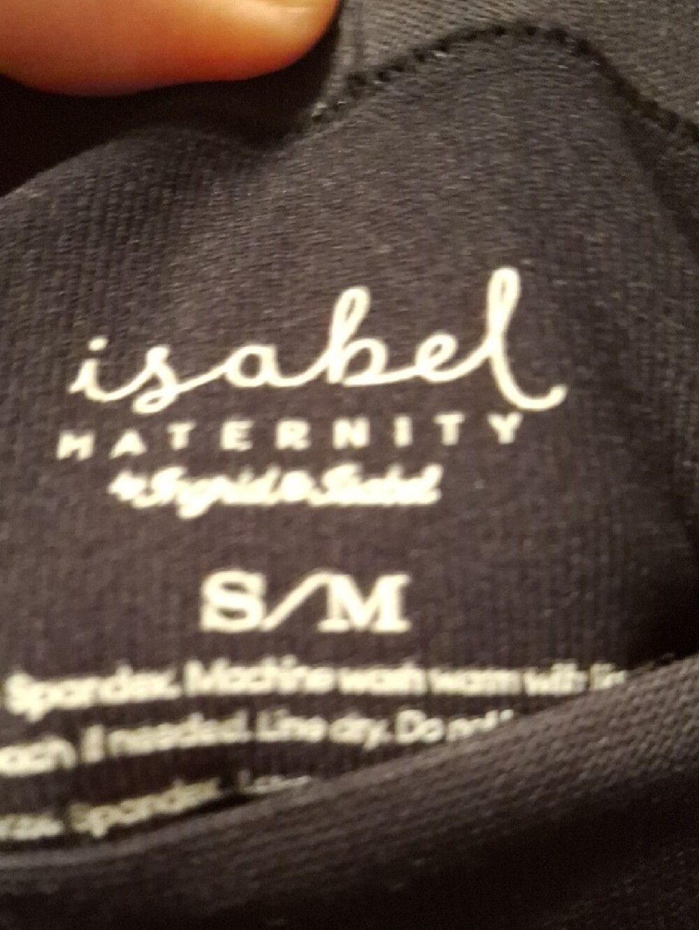 Isabel Maternity by Ingrid & Isabel Black High-Waist Maternity Leggings - Picture 2 of 8
